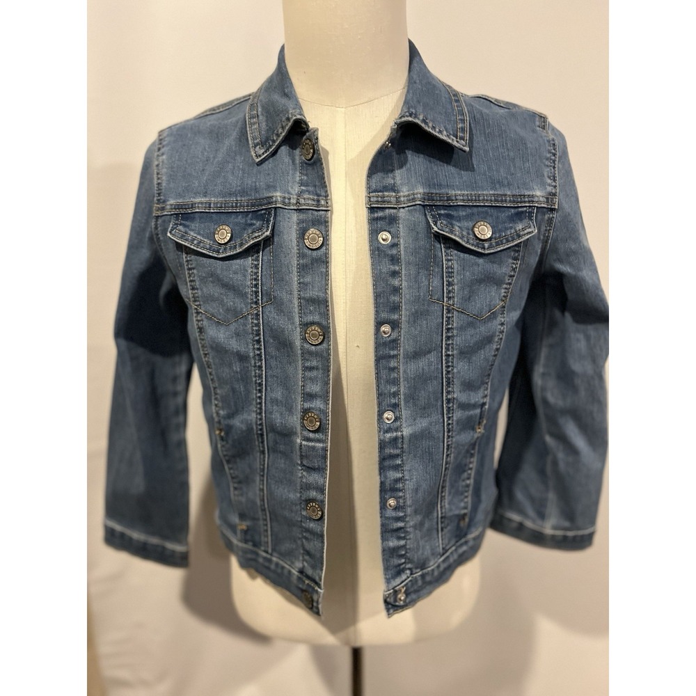 LOONEY TUNES Kids Youth Denim Jean Jacket Coat Size Large Tweety